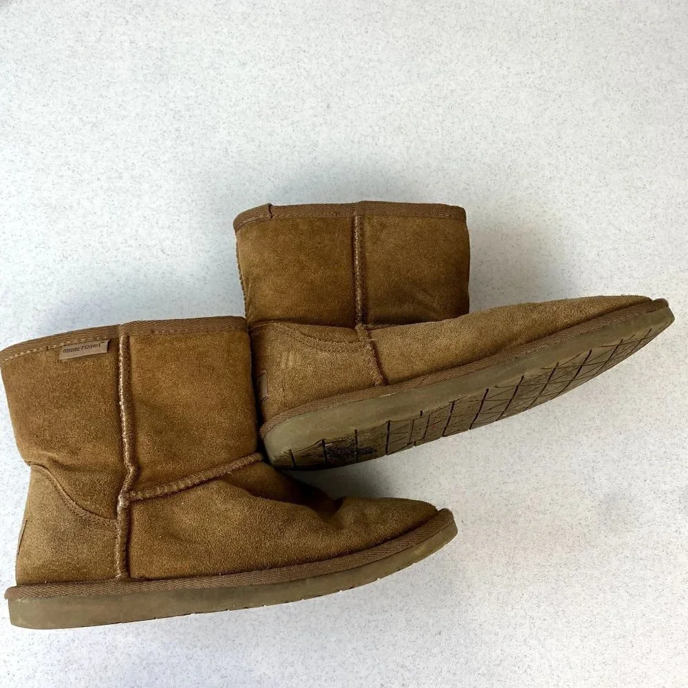 Minnetonka Backus Boots Tan 8